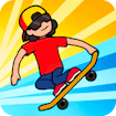 Skateboard Wheelie